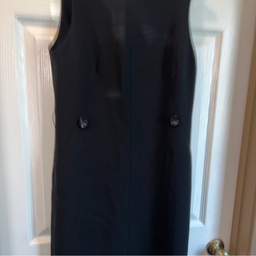 AGNONA Womens Dress Sleeveless wool black Size 42 / 6 Italy